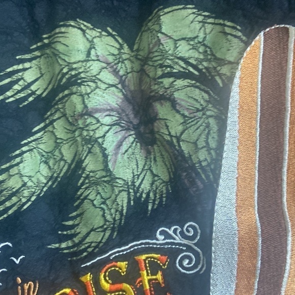 Disney Mickey Mouse in Paradise Embroidered Hawaiian Shirt - Picture 9 of 12